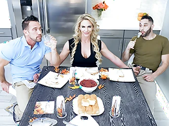 Army Fellow Meets Chesty Step-mom For Thanksgiving